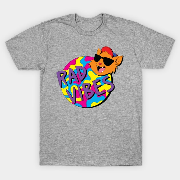 Rad Vibes (text version) T-Shirt by Jaimie McCaw